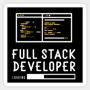 Full Stack Developer Loading Sticker